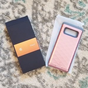 Rose gold galaxy note 8 phone case
